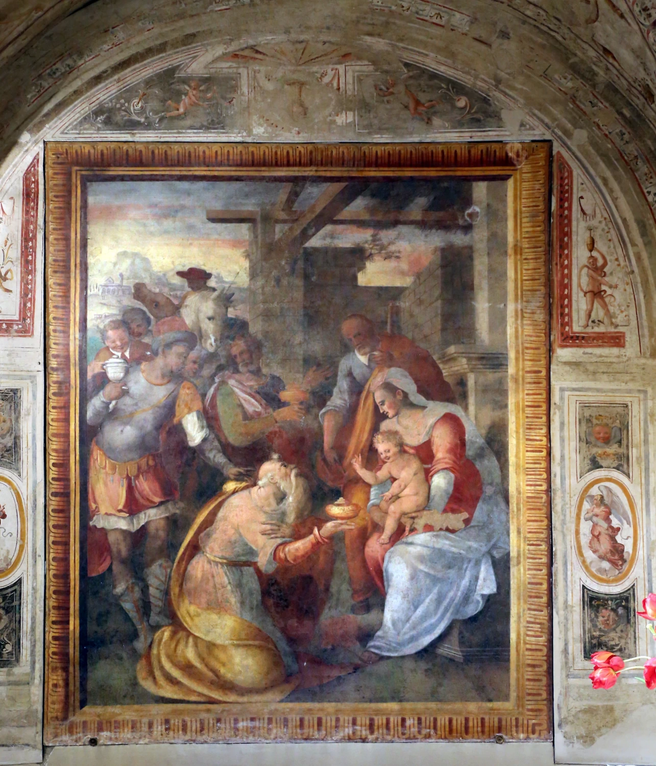 Adorazione dei Magi - Sant'Andrea a Cercina, Cappella della Madonna
